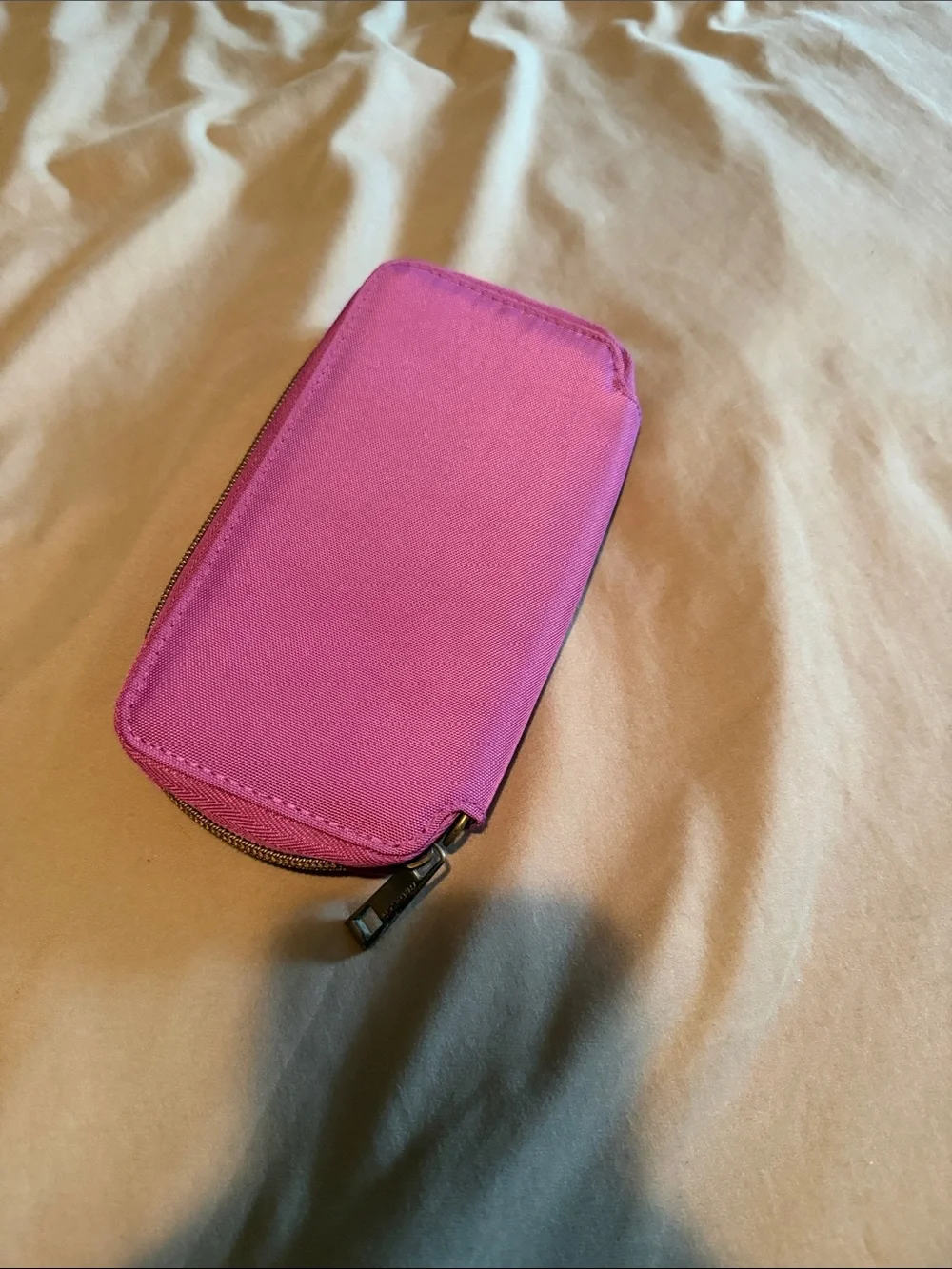 Travelon Hot Pink Zip-Around Wristlet Wallet